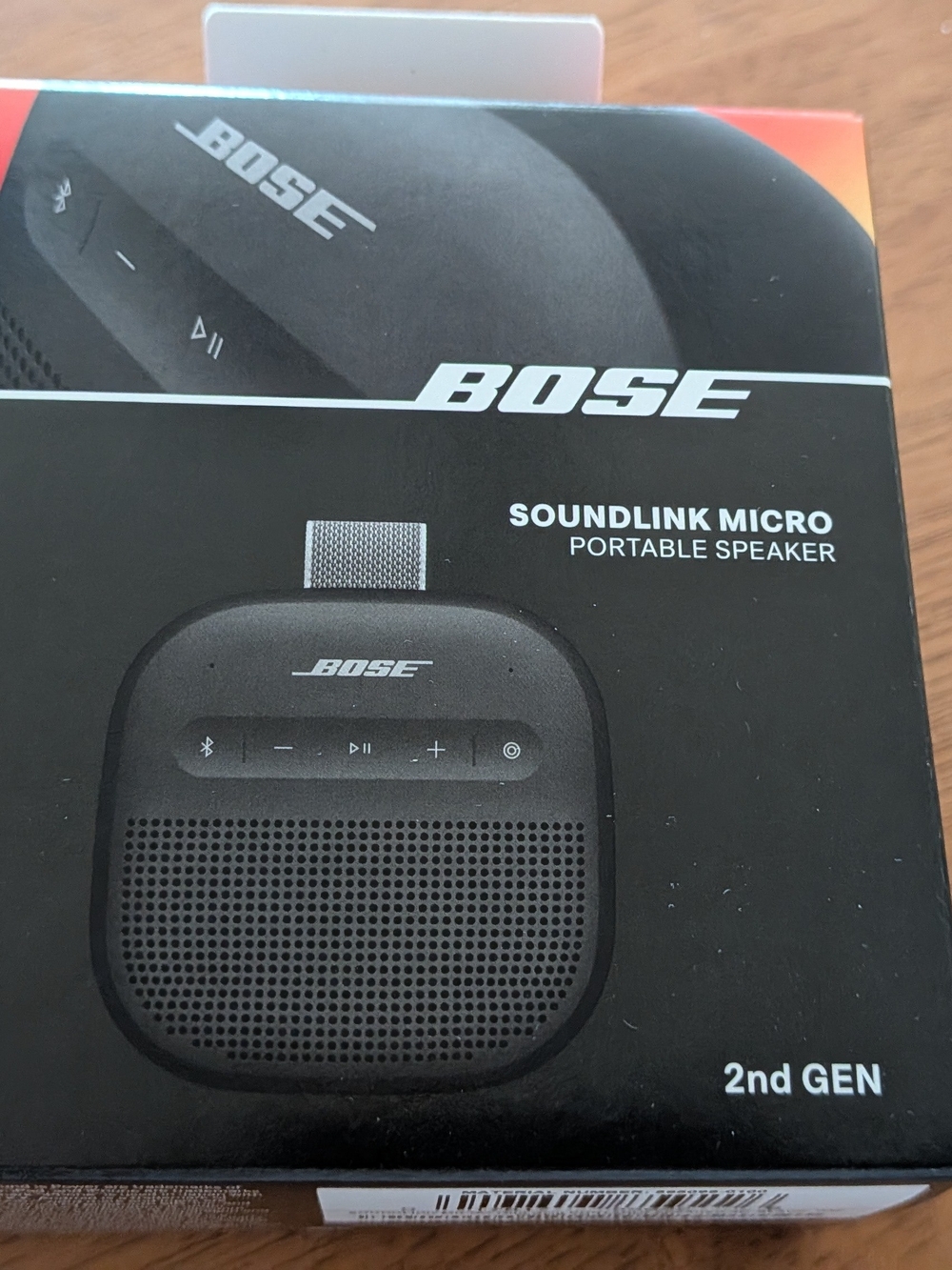 NWT-Unopened box Bose SoundLink Micro Portable Speaker 2nd Gen- Black